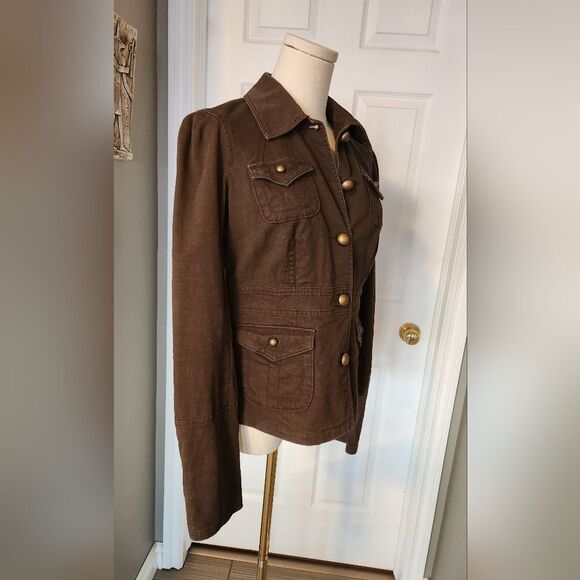 Calvin Klein Jeans brown jacket - Size Small - Picture 5 of 10